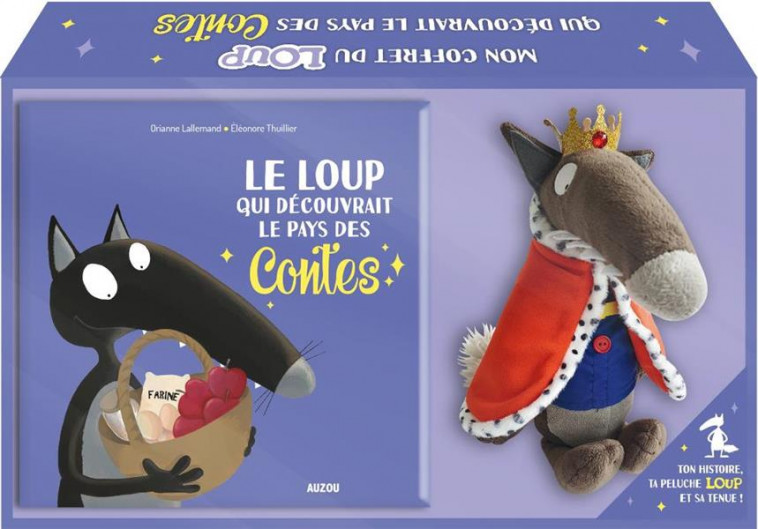 COFFRET LE LOUP QUI DECOUVRAIT LE PAYS DES CONTES - LALLEMAND/THUILLIER - PHILIPPE AUZOU