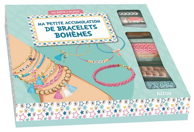 MA BOITE A BIJOUX - MA PETITE ACCUMULATION DE BRACELETS BOHEMES - SHIILIA - NC