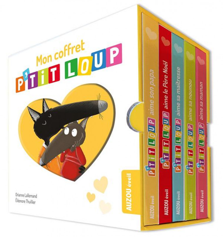 MON COFFRET TOUT-CARTON P-TIT LOUP - LALLEMAND/THUILLIER - PHILIPPE AUZOU