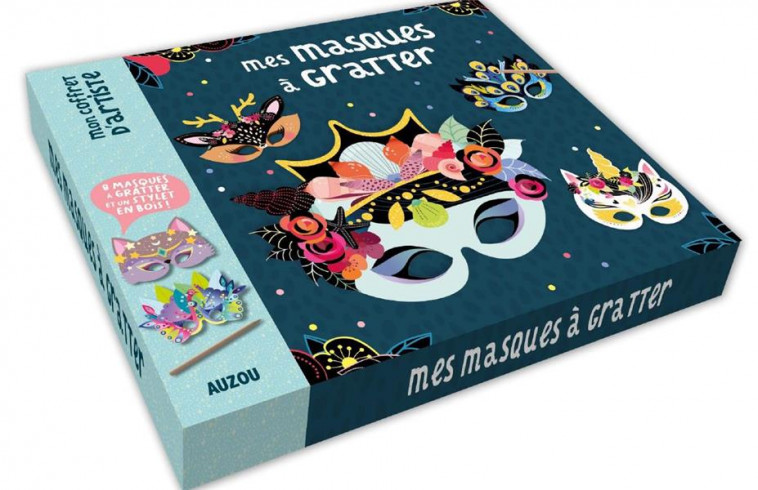 MES MASQUES A GRATTER - MONDE MAGIQUE - GUESNE MAUDE - NC