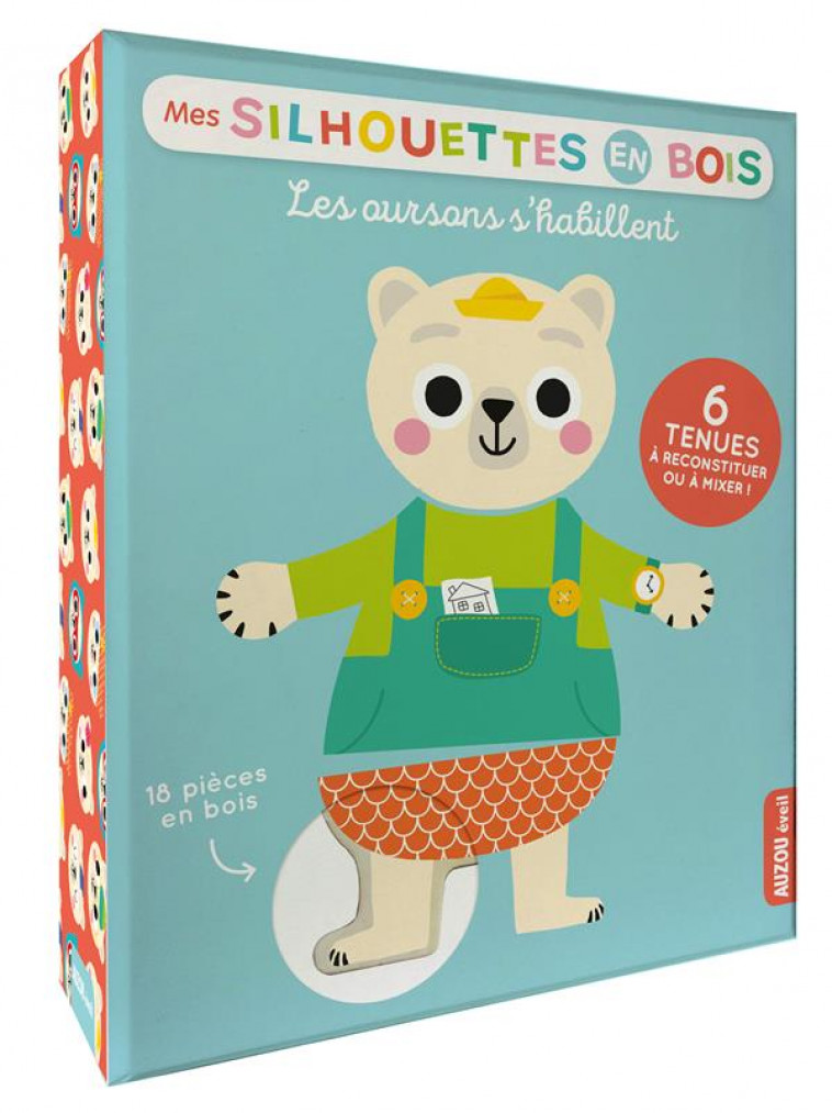 LES OURSONS S-HABILLENT - MES SILHOUETTES EN BOIS - JACQUE ISABELLE - NC