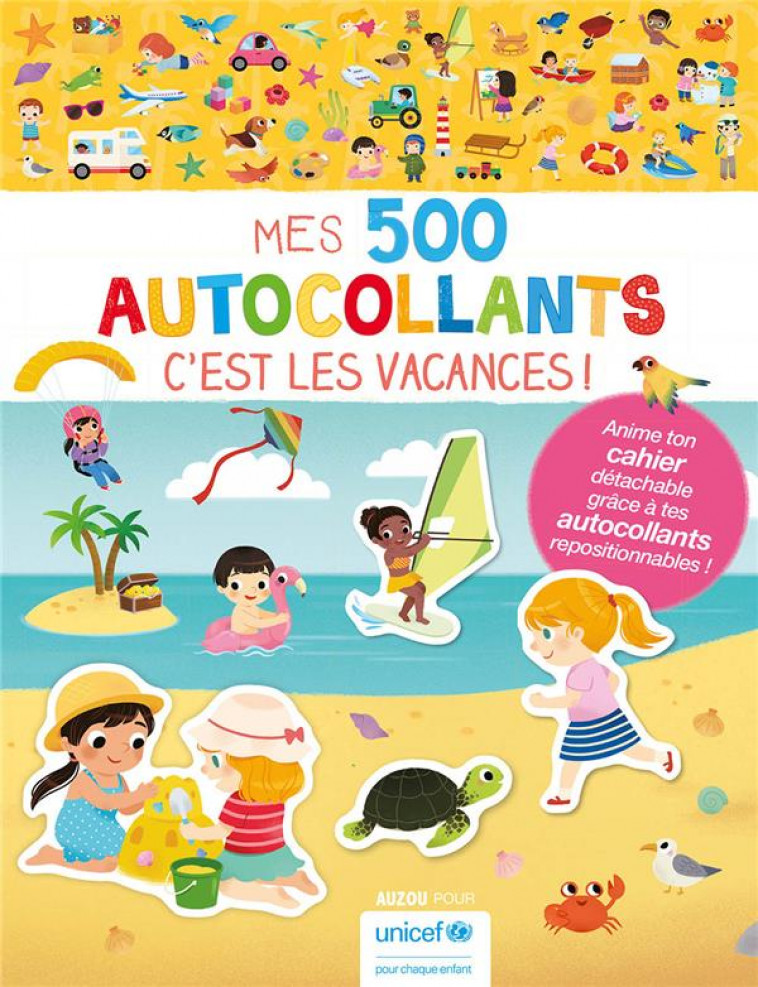 MES 500 AUTOCOLLANTS - C-EST LES VACANCES ! - WU YI-HSUAN - PHILIPPE AUZOU