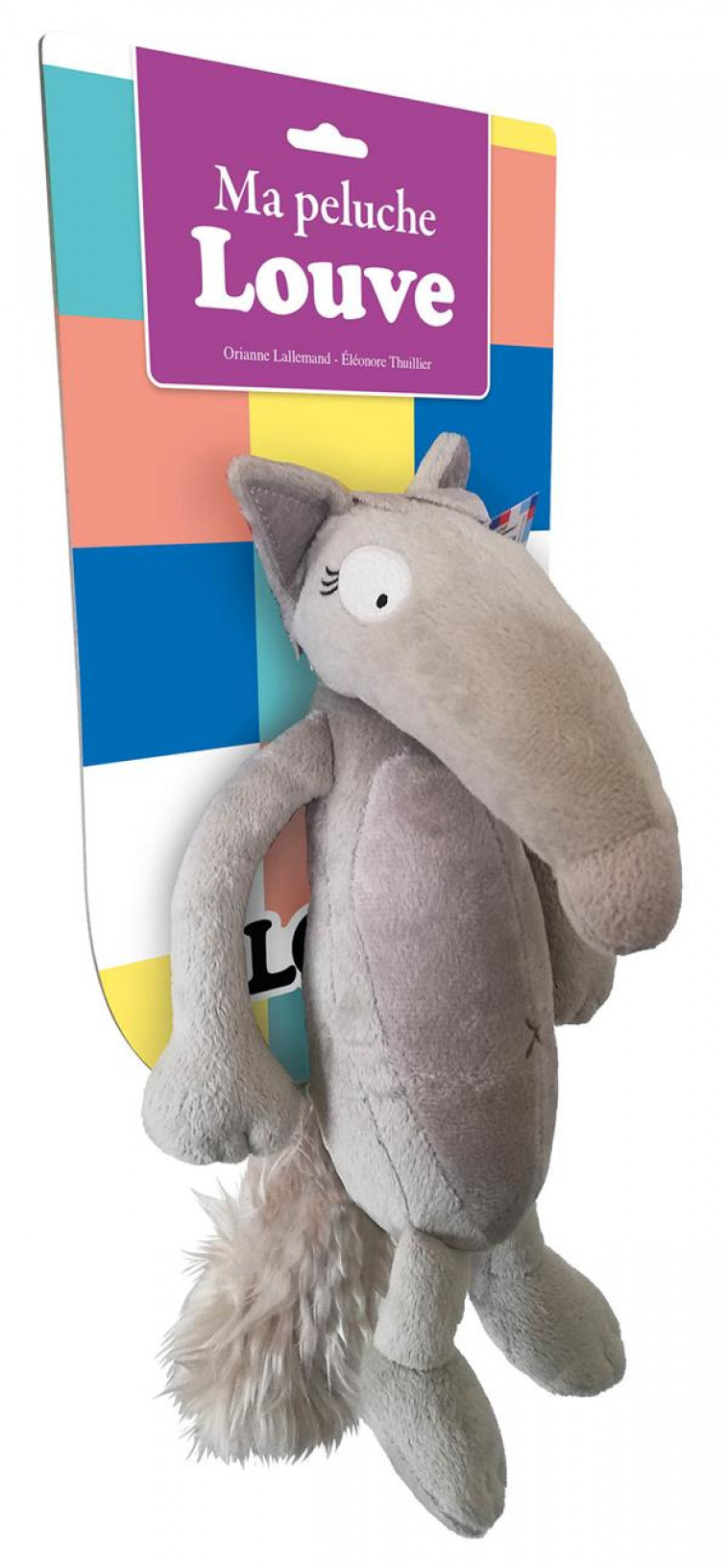 LOUP - MA PELUCHE LOUVE NUE - LALLEMAND/THUILLIER - NC