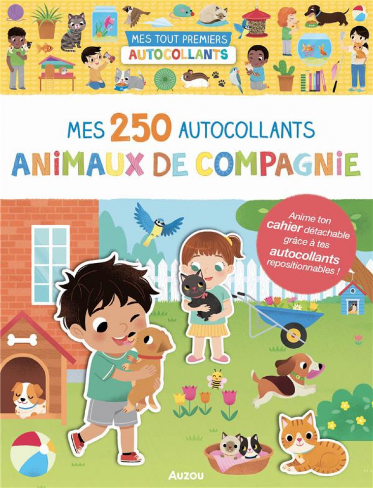 MES 250 AUTOCOLLANTS - ANIMAUX DE COMPAGNIE - WU YI-HSUAN - PHILIPPE AUZOU