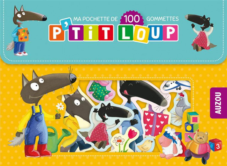 P-TIT LOUP - T02 - MA POCHETTE DE 100 GOMMETTES P-TIT LOUP - LALLEMAND/THUILLIER - NC