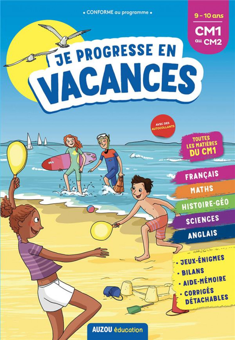 JE PROGRESSE EN VACANCES - CM1 AU CM2 2021 (NE) - BESSIN/VALLEE - PHILIPPE AUZOU