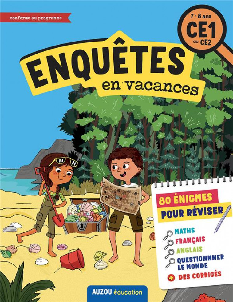 ENQUETES EN VACANCES DU CE1 AU CE2 - NE 2021 - ZAZA - PHILIPPE AUZOU