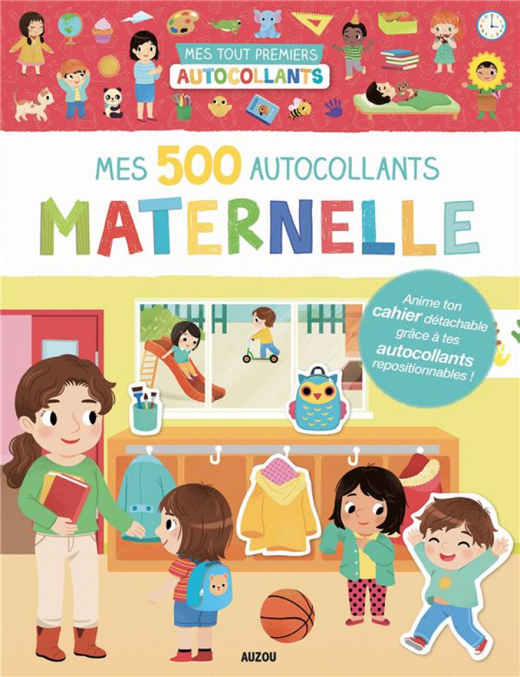 MES 500 AUTOCOLLANTS - MATERNELLE - WU YI-HSUAN - AUZOU