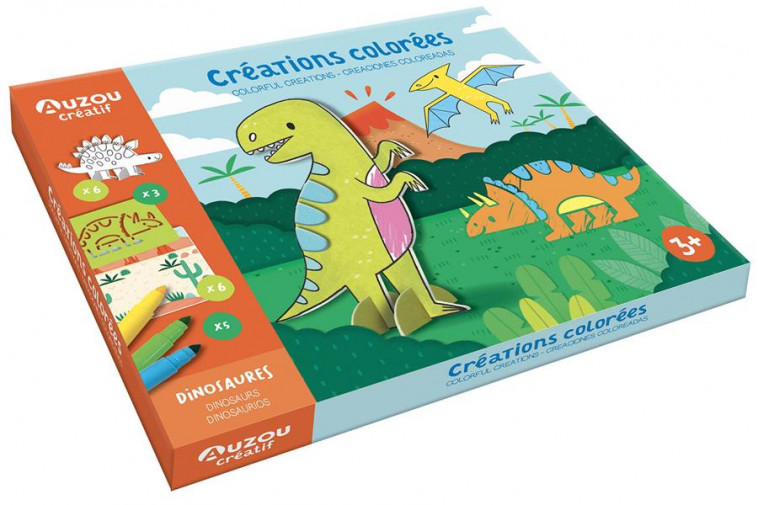 CREATIONS COLOREES - DINOSAURES - PASSCHIER ANDY - NC