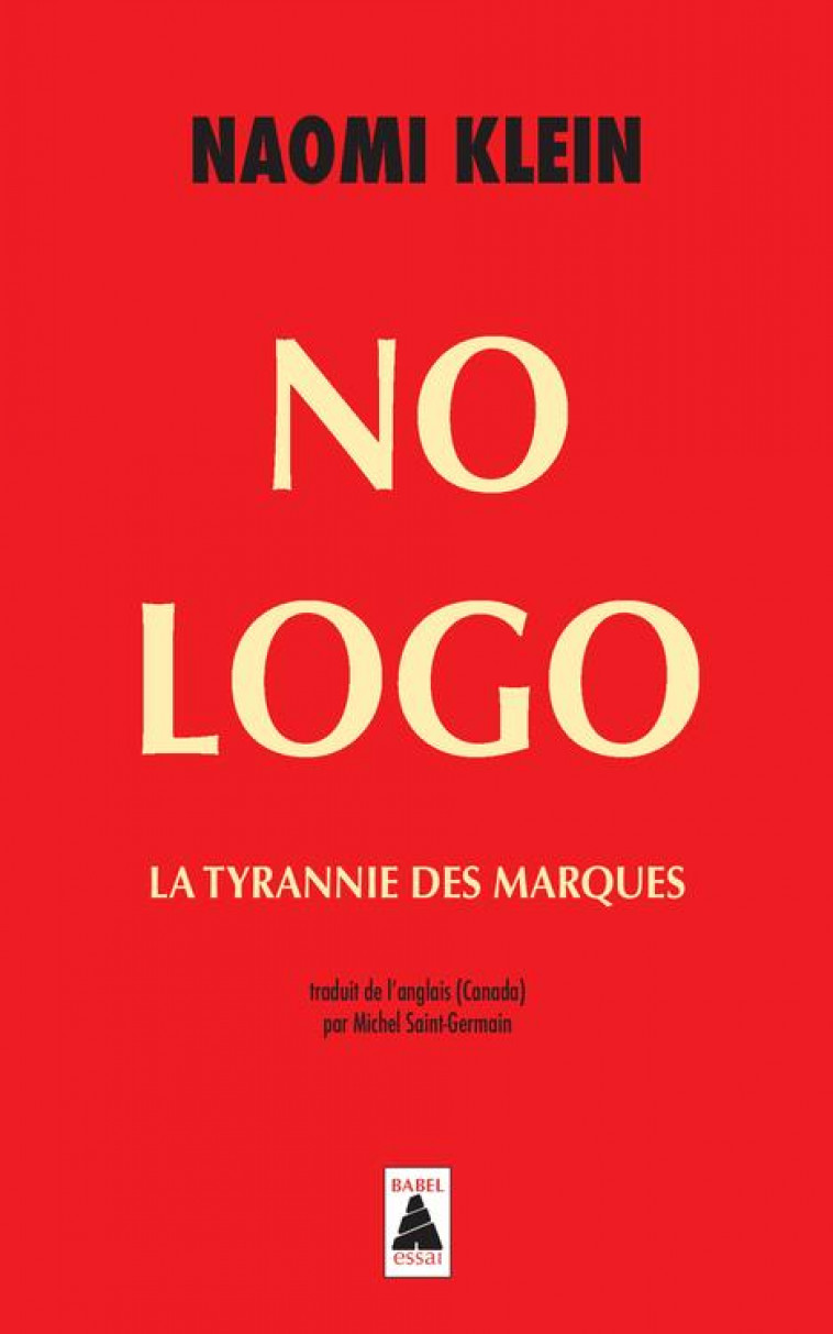 NO LOGO - KLEIN NAOMI - ACTES SUD