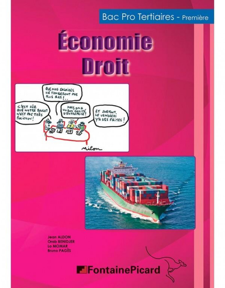 ECONOMIE DROIT PREMIERE BAC PRO - ALDON-BENIDJER-LO... - Fontaine Picard