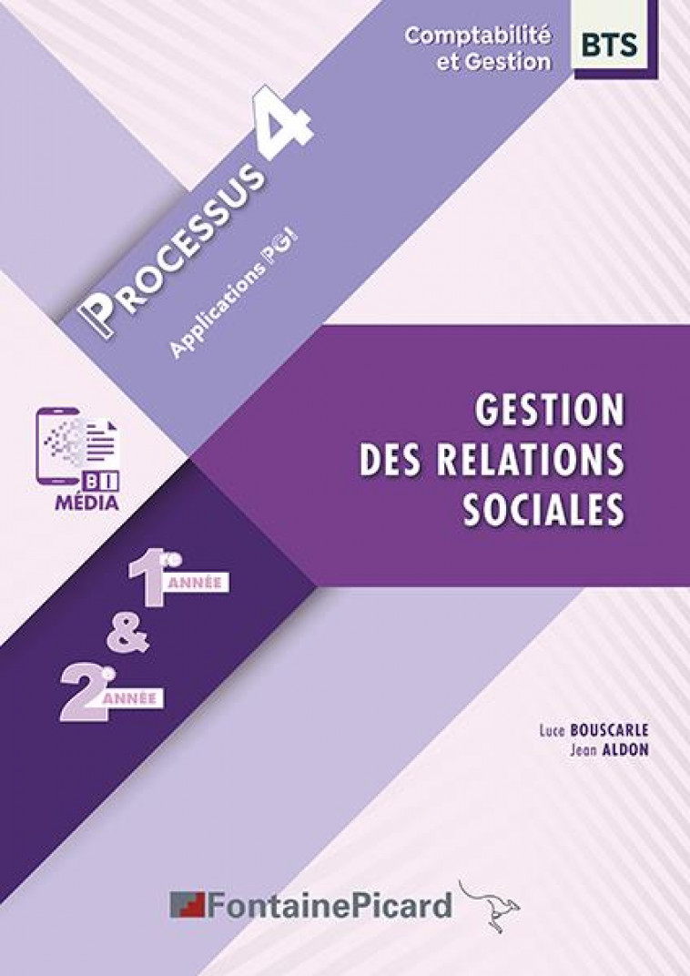 PROCESSUS 4 - GESTION DES RELATIONS SOCIALES - 1RE ET 2E ANNEES BTS CG - ALDON/BOUSCARLE - FONTAINE PICARD