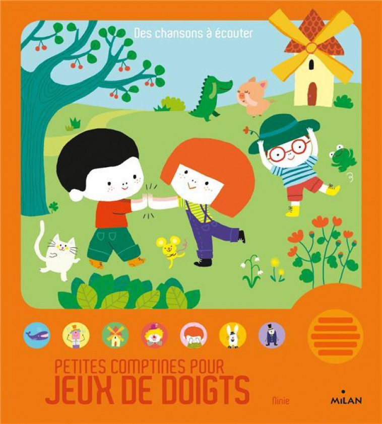 PETITES COMPTINES POUR JEUX DE DOIGTS - NINIE - Milan jeunesse