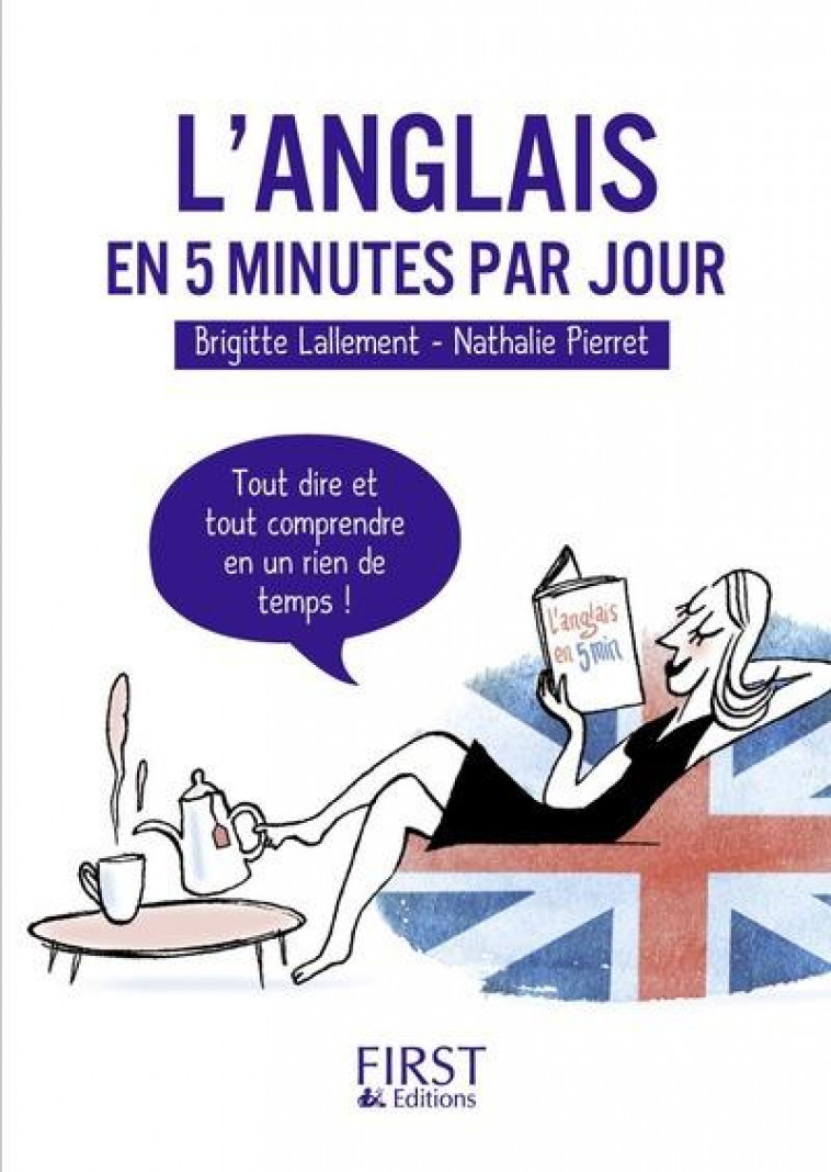 PETIT LIVRE DE - ANGLAIS EN 5 MINUTES PAR JOUR - LALLEMENT - FIRST