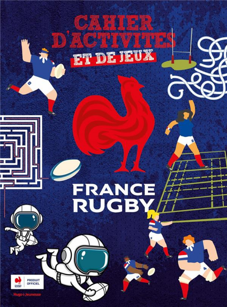 CAHIER D-ACTIVITE OFFICIEL DU XV DE FRANCE - FFR/ANCEY - HUGO JEUNESSE