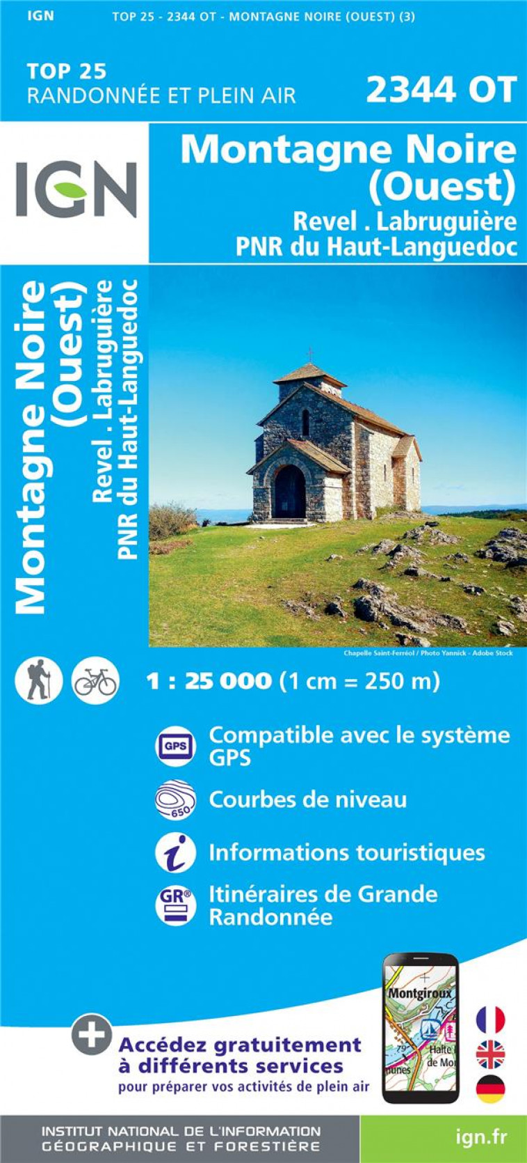 2344OT MONTAGNE NOIRE (OUEST).REVEL LABRUGUIERE.PN - XXX - MICHELIN