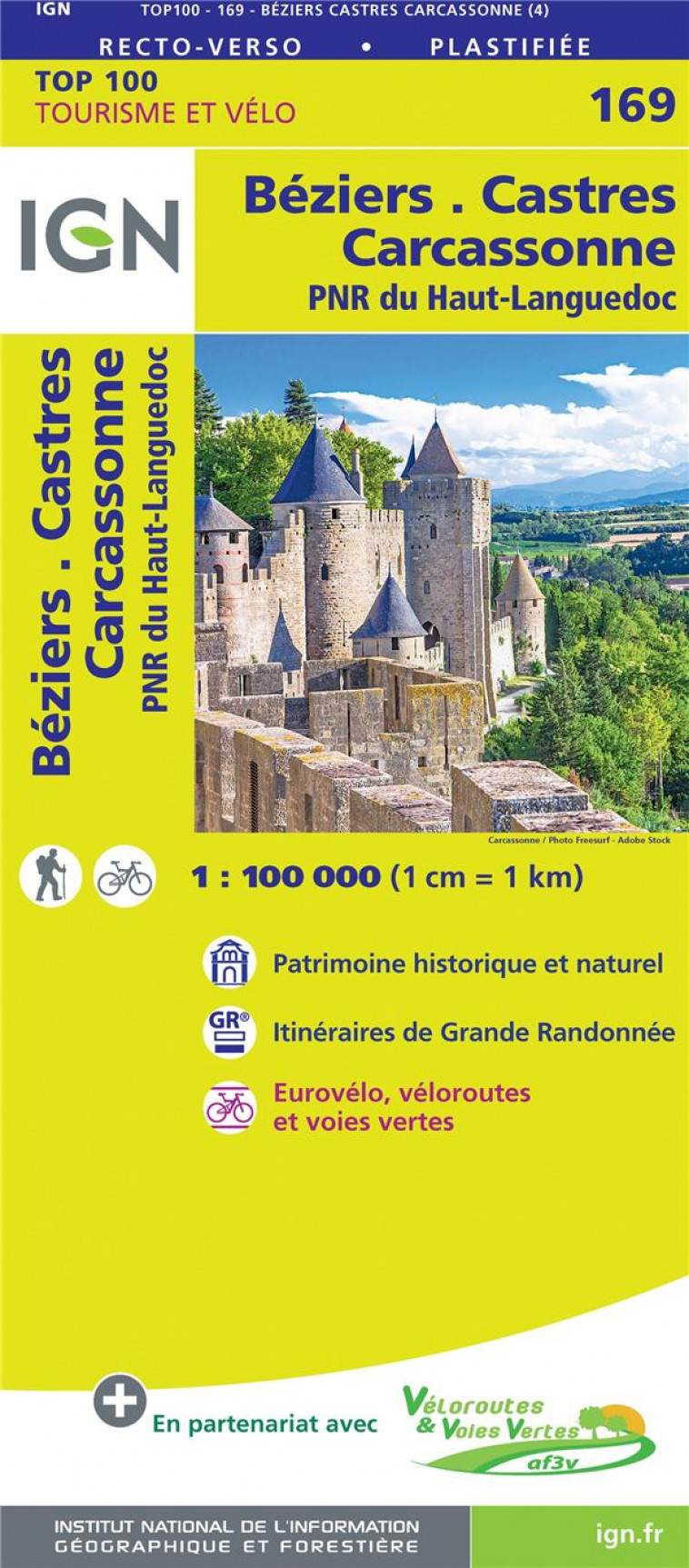 TOP100169 BEZIERS / CASTRES / CARCASSONNE  1/100.0 - XXX - MICHELIN