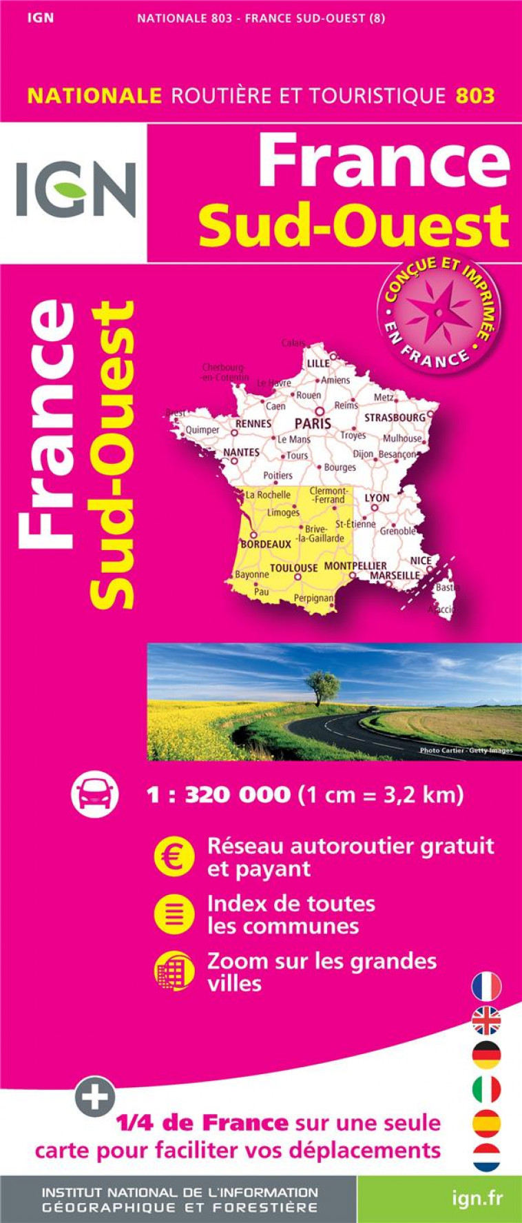 1M803 FRANCE SUD-OUEST - XXX - MICHELIN