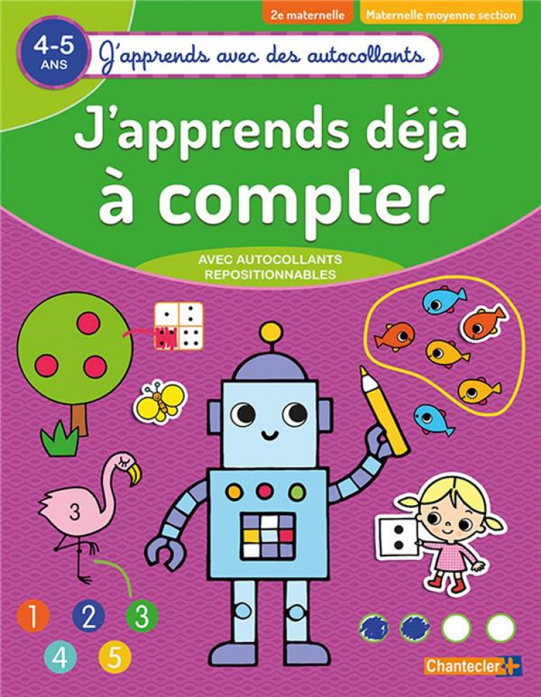 J-APPRENDS DEJA A COMPTER (4-5 A) - COLLECTIF - CHANTECLER