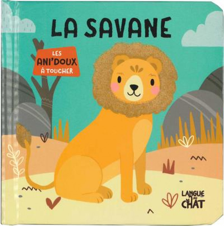 LA SAVANE - LES ANI-DOUX A TOUCHER - PILLOW/COLLECTIF - LANGUE AU CHAT