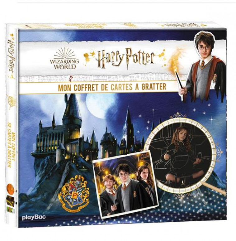 HARRY POTTER MON COFFRET CARTES A GRATTER ET A COLORIER - PLAYBAC EDITIONS - PRISMA