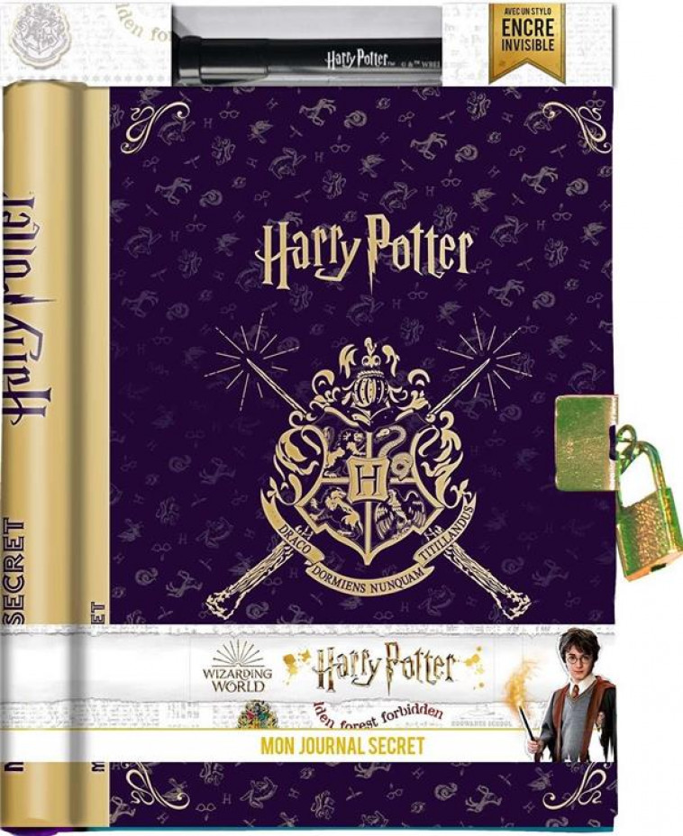 HARRY POTTER - MON JOURNAL SECRET (AVEC ENCRE INVISIBLE) - PLAYBAC EDITIONS - NC