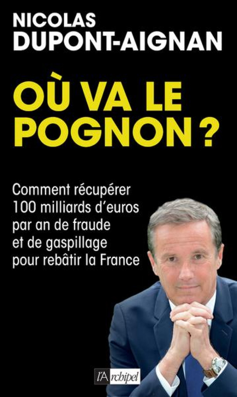 OU VA LE POGNON ? - COMMENT RECUPERER 100 MILLIARDS D-EUROS PAR AN DE FRAUDE ET DE GASPILLAGE POUR R - DUPONT-AIGNAN N. - ARCHIPEL