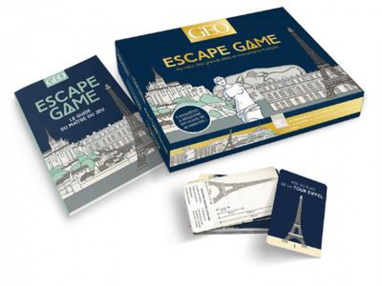 BOITE ESCAPE GAME GEO PATRIMOINE - COLLECTIF - FEMME ACTUELLE