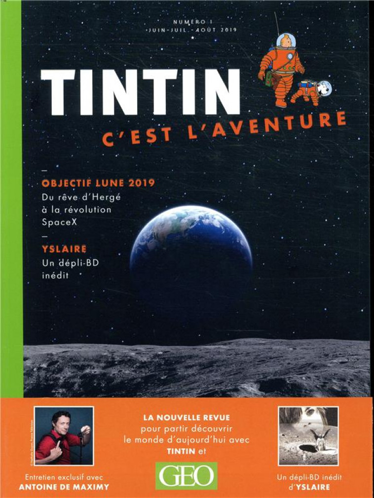 TINTIN - C-EST L-AVENTURE 1 - OBJECTIF LUNE - COLLECTIF - FEMME ACTUELLE