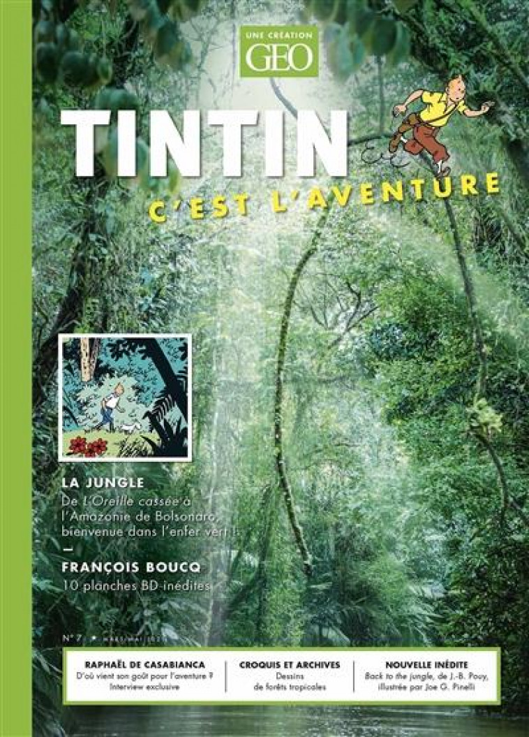 TINTIN - C-EST L-AVENTURE 7 - LA JUNGLE - COLLECTIF - FEMME ACTUELLE