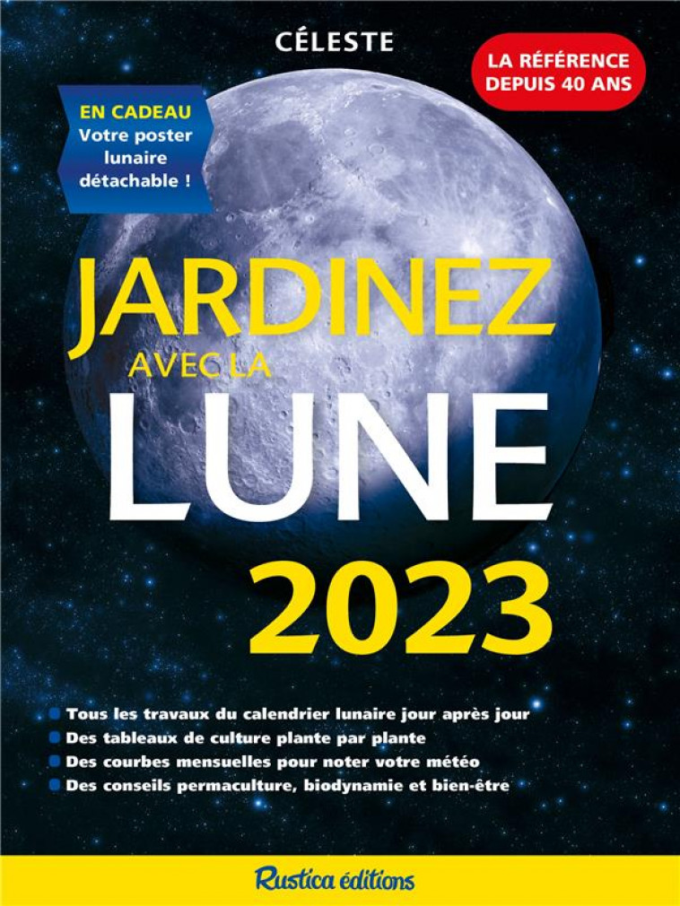 JARDINEZ AVEC LA LUNE 2023 - TREDOULAT THERESE - RUSTICA