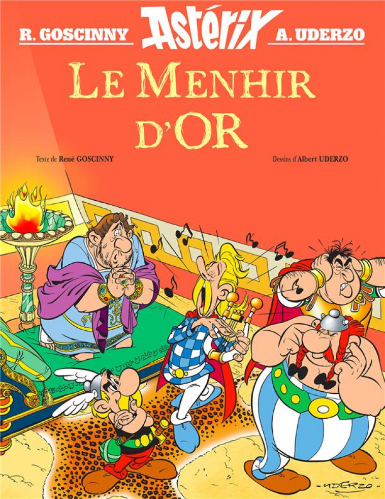 ASTERIX - HORS COLLECTION - ALBUM ILLUSTRE - LE MENHIR D-OR - GOSCINNY/UDERZO - Albert René (Editions)