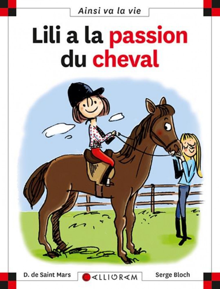 N 92 LILI A LA PASSION DU CHEVAL - SAINT MARS (DE) D. - CALLIGRAM