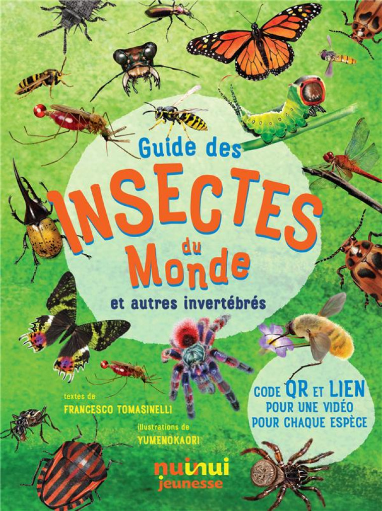 GUIDE DES INSECTES DU MONDE - TOMASINELLI - NUINUI JEUNESSE