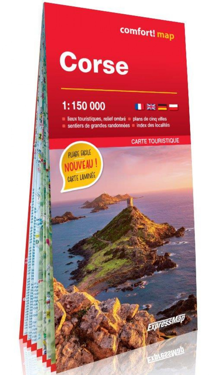 CORSE 1/150.000 (CARTE GRAND FORMAT LAMINEE) - XXX - NC