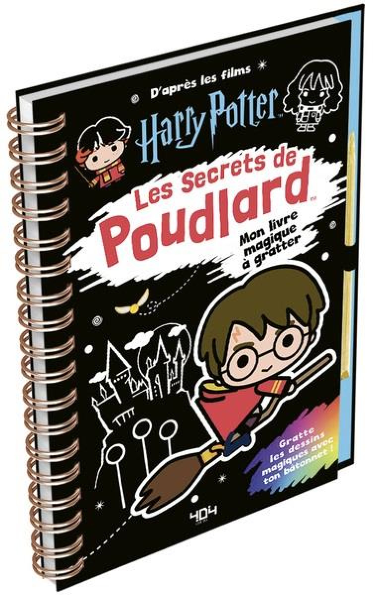 HARRY POTTER - MON LIVRE A GRATTER # LES SECRETS DE POUDLARD (NOUVELLE EDITION) - COLLECTIF - 404