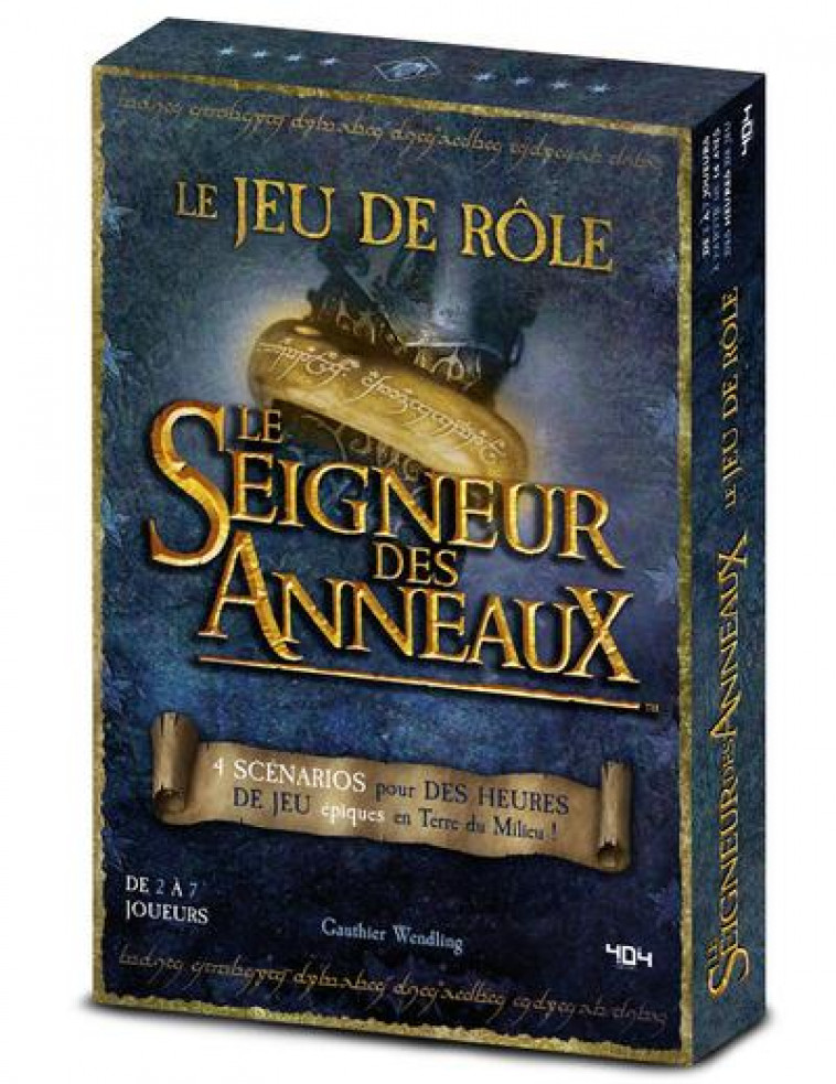 LE SEIGNEUR DES ANNEAUX - LE JEU DE ROLE OFFICIEL - WARNER BROS/WENDLING - NC