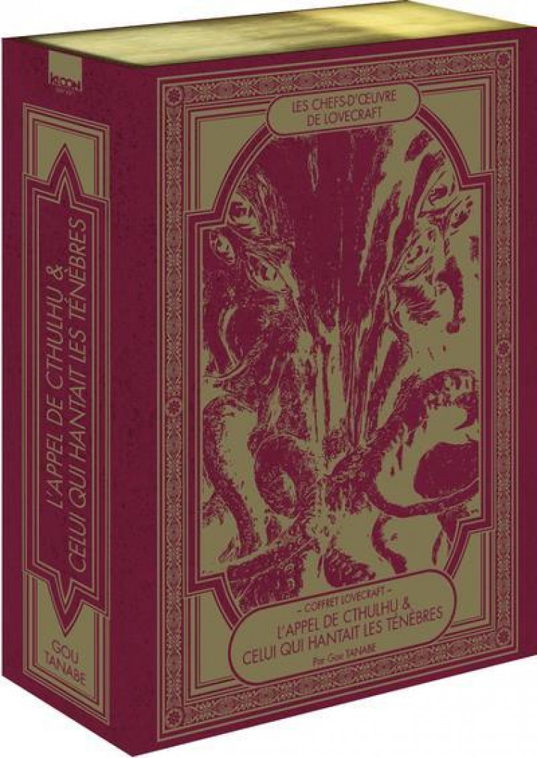 COFFRET LOVECRAFT - L-APPEL DE CTHULHU & CELUI QUI HANTAIT LES TENEBRES - LOVECRAFT/TANABE - KI-OON