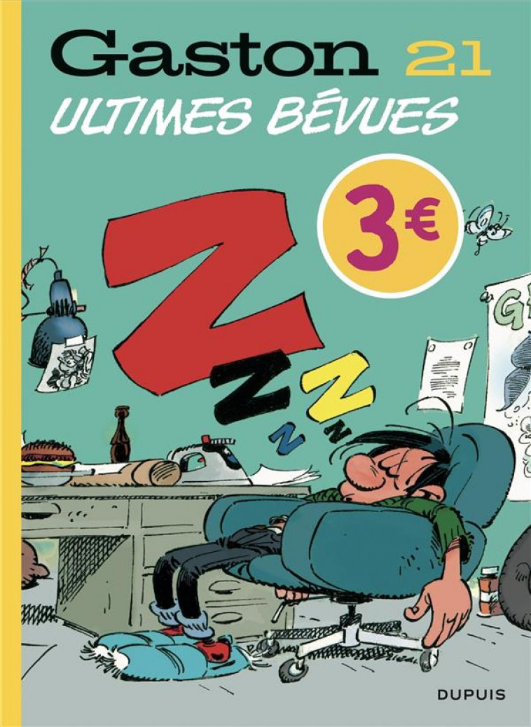 GASTON (EDITION 2018) - TOME 21 - ULTIMES BEVUES / EDITION SPECIALE (OPE ETE 2022) - FRANQUIN - DUPUIS