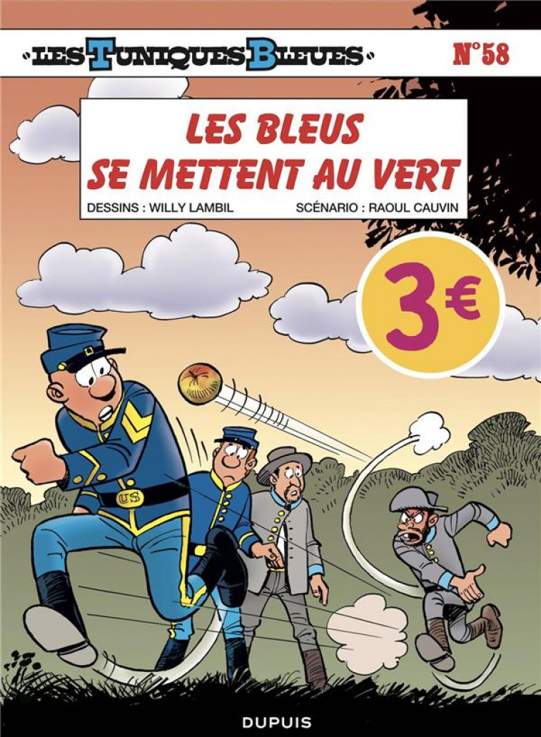 LES TUNIQUES BLEUES - TOME 58 - LES BLEUS SE METTENT AU VERT / EDITION SPECIALE (OPE ETE 2022) - CAUVIN/LAMBIL - DUPUIS