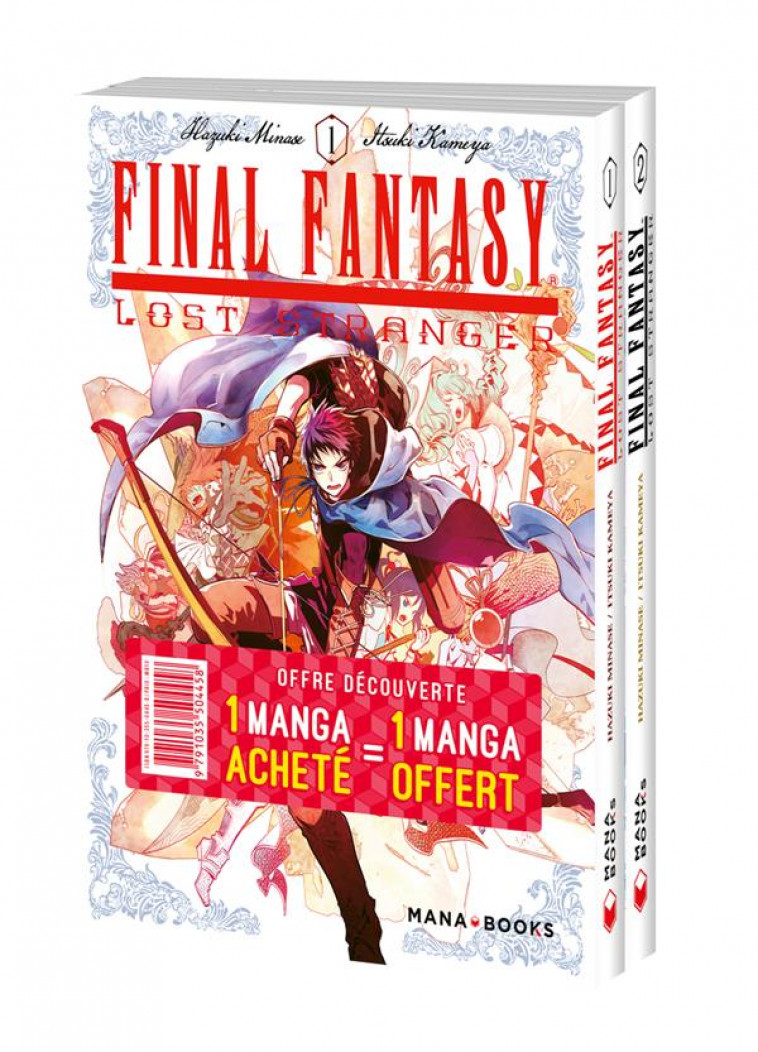 MANGA/FINAL FANTASY - PACK DECOUVERTE FINAL FANTASY LOST STRANGER T01 & T02 - MINASE/KAMEYA - MANA BOOKS