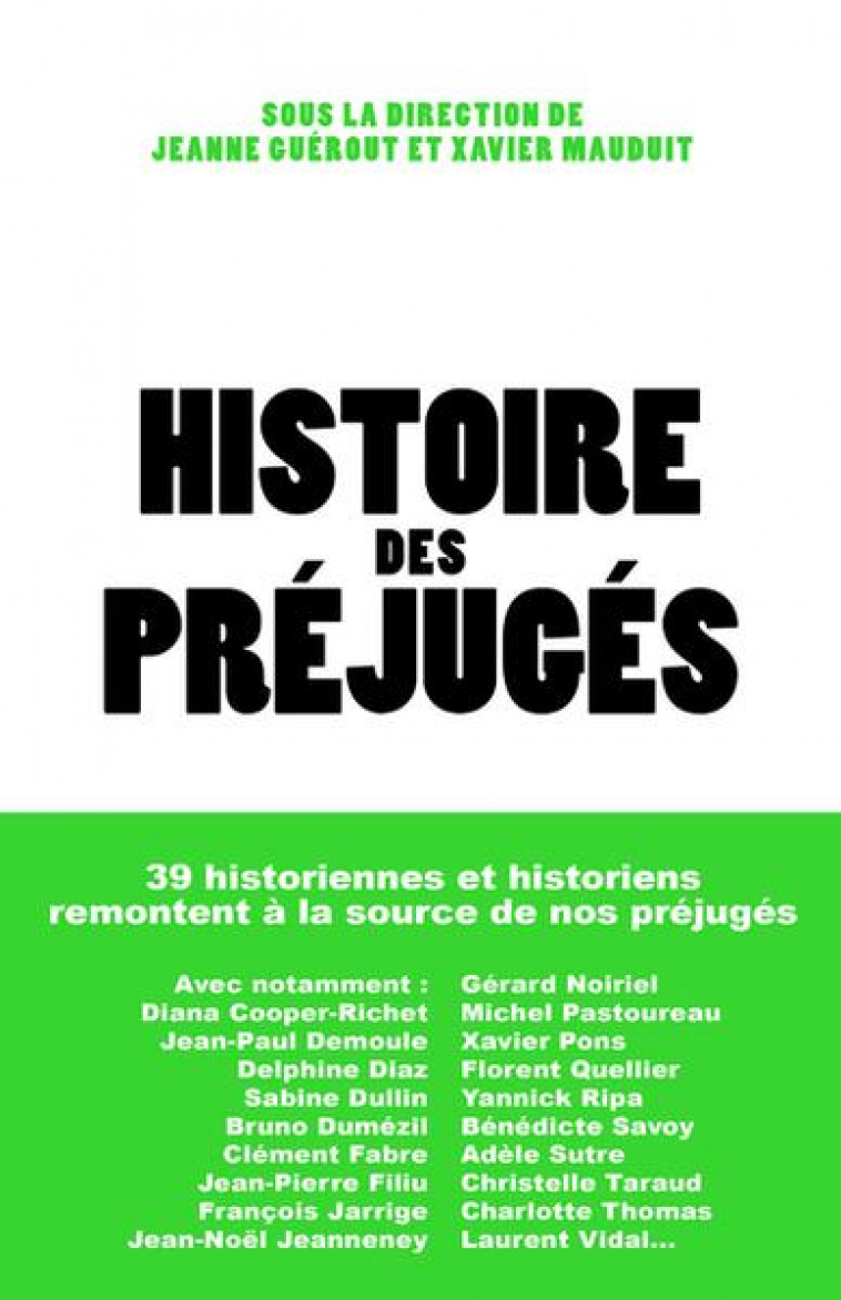 HISTOIRE DES PREJUGES - ASSAYAS/BAECQUE/DIAZ - ARENES