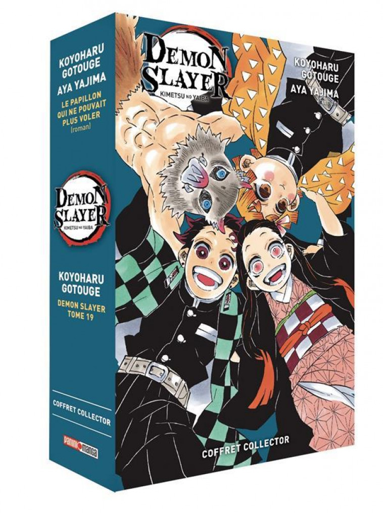 DEMON SLAYER - COFFRET (T19 + ROMAN N 02) - XXX - PANINI