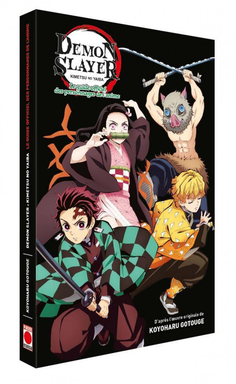 COFFRET DEMON SLAYER - LE GUIDE OFFICIEL DES PERSONNAGES DE L-ANIME - GOTOUGE/YAJIMA - PANINI