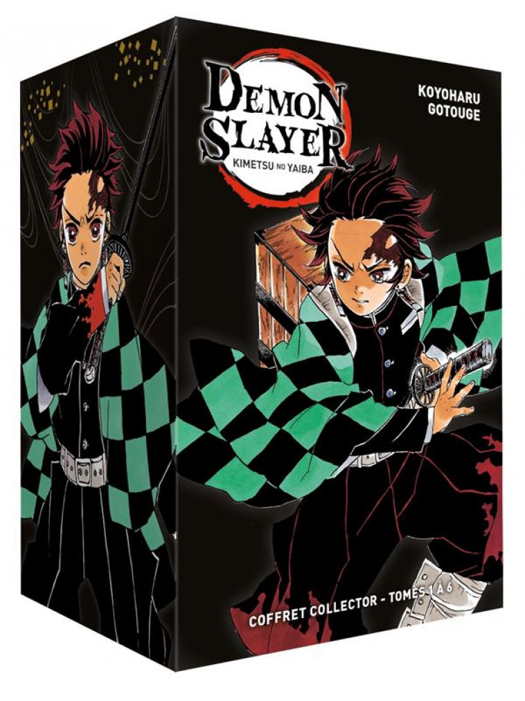 COFFRET DEMON SLAYER T01 A T06 - GOTOUGE KOYOHARU - PANINI