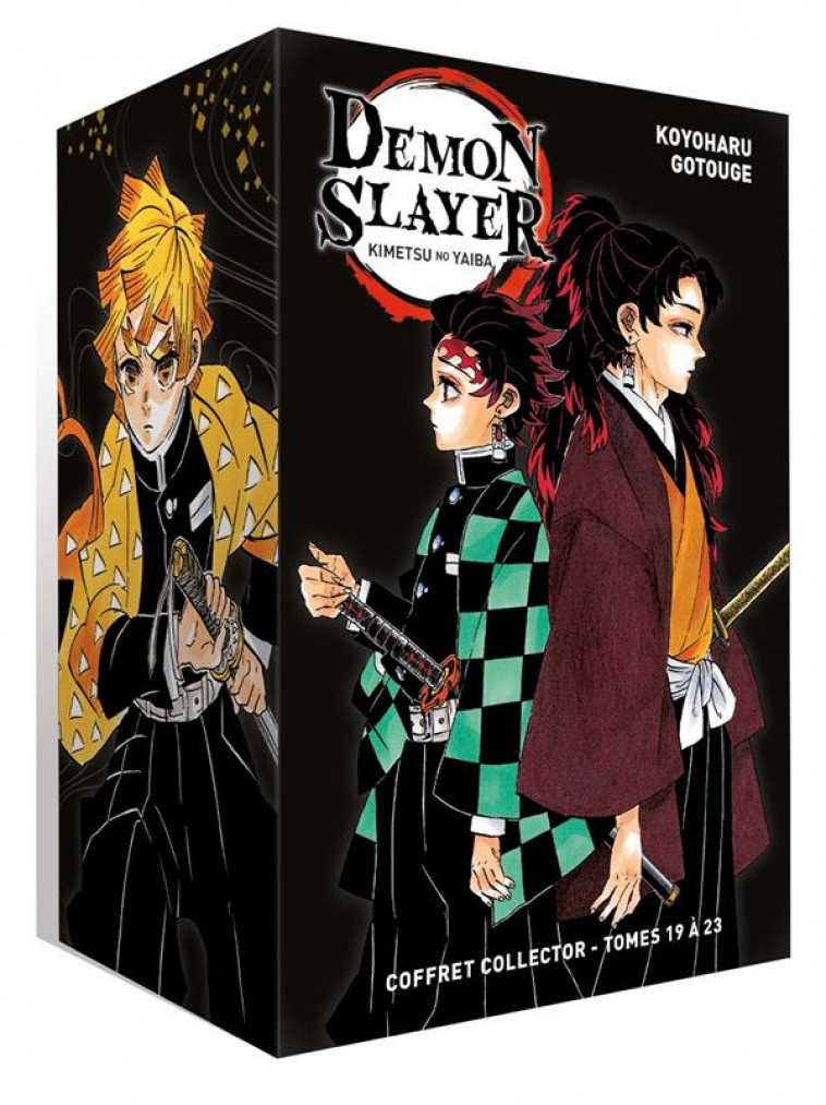 COFFRET DEMON SLAYER T19 A T23 - GOTOUGE KOYOHARU - PANINI