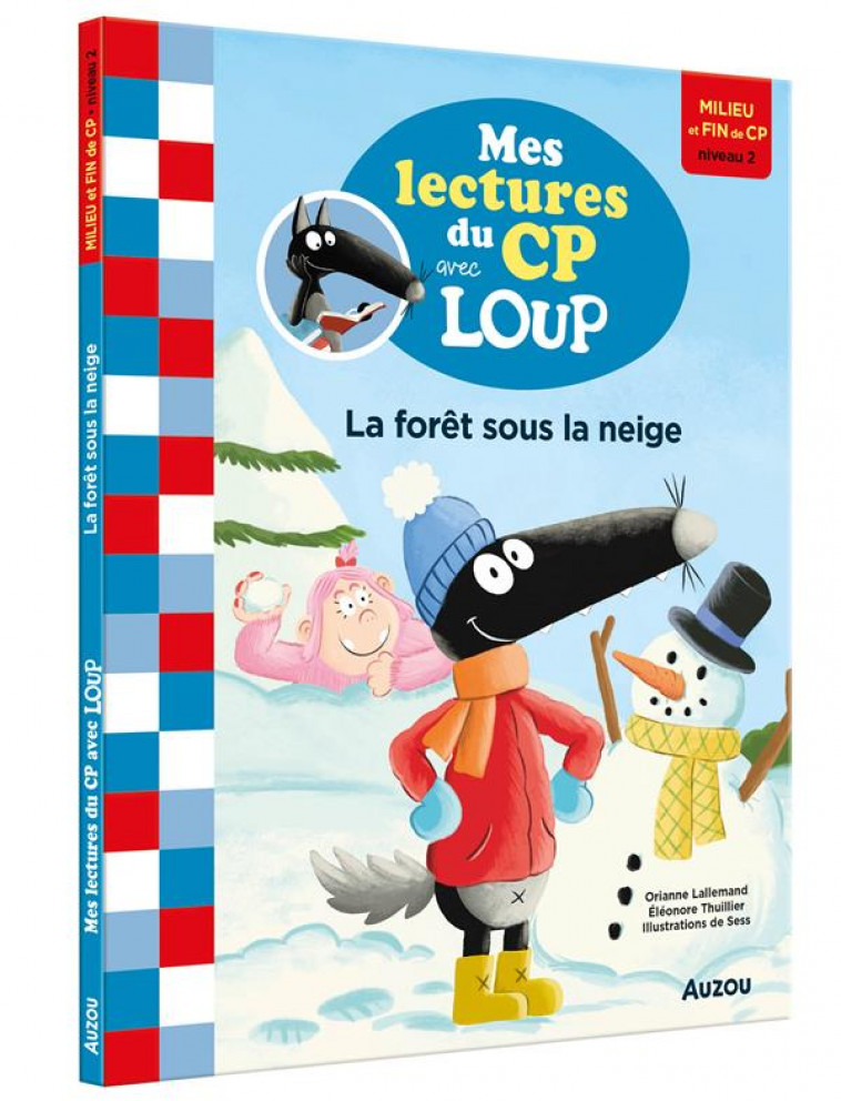 LOUP - LA FORET SOUS LA NEIGE - LALLEMAND/SESS - PHILIPPE AUZOU