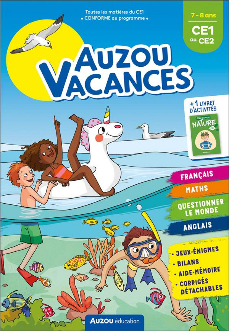 AUZOU VACANCES - DU CE1 AU CE2 - BAZAILLE SOLLE - PHILIPPE AUZOU