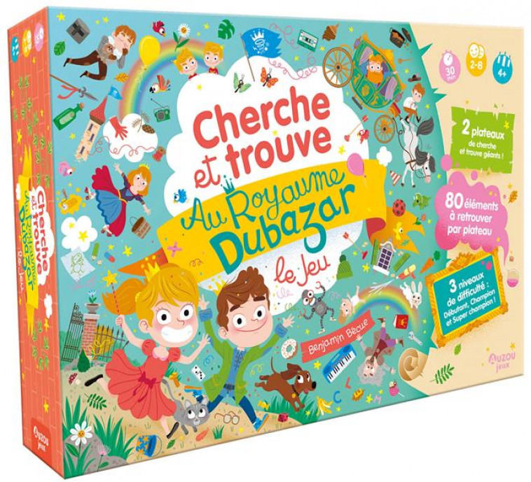 CHERCHE ET TROUVE AU ROYAUME DUBAZAR - LE JEU - BECUE BENJAMIN - NC