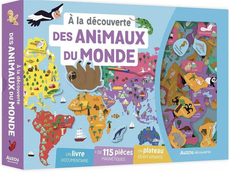 A LA DECOUVERTE DES ANIMAUX DU MONDE - PINTO/BILLIOUD - PHILIPPE AUZOU